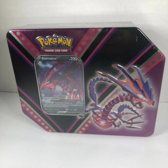 NEW Pokémon TCG : V Powers Tin Eternatus V Tin Factory Sealed
